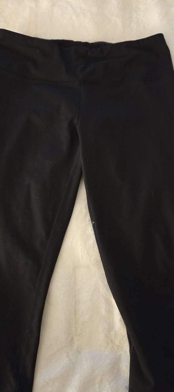 Womens DSG Black High-Waist Cropped Leggings Size L